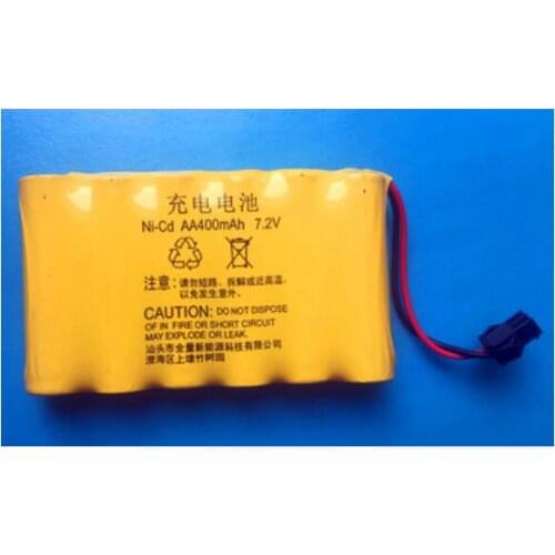 7.2V 400mah battery SM plug