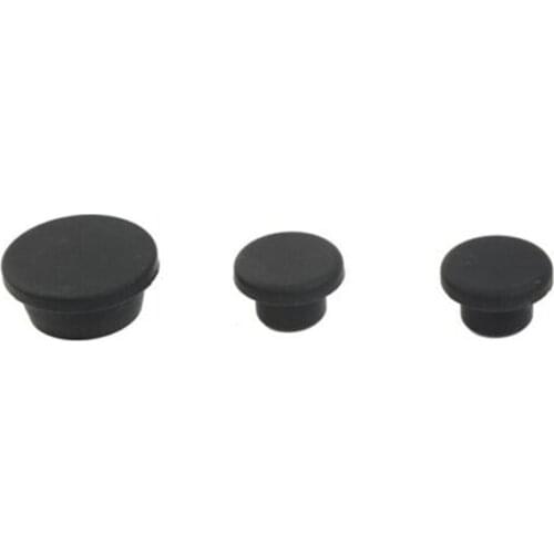 Mouldings Plug 2007-2017 Tailgate 3pcs Black Exterior Replacement Rubber