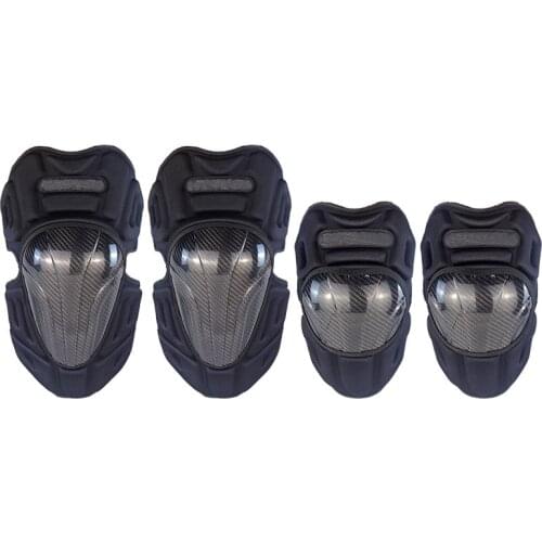 Motorcycle Electric Bike Knee Pads Carbon Fiber Mens and Womens Adjustable Breathable Warm Knee Pads Racing Protector