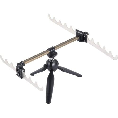 Adjustable Carp Ice Fishing Triangle Bracket Retractable Foldable Tripod Fish Rod Stand Holder Fishing Gear Tackle Accessories