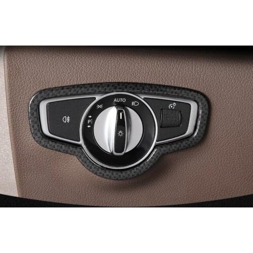 Fit For Benz new E-class special modified accessories e200l e300l interior new e headlamp adjustment panel decorative frame