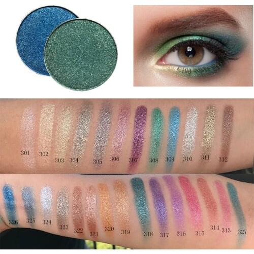 Color Salon New Charming Shimmer INS Fashion DIY Crystal Eyeshadow 27 colors Pigment Eye Shadow Diamond Glitter Cosmetic