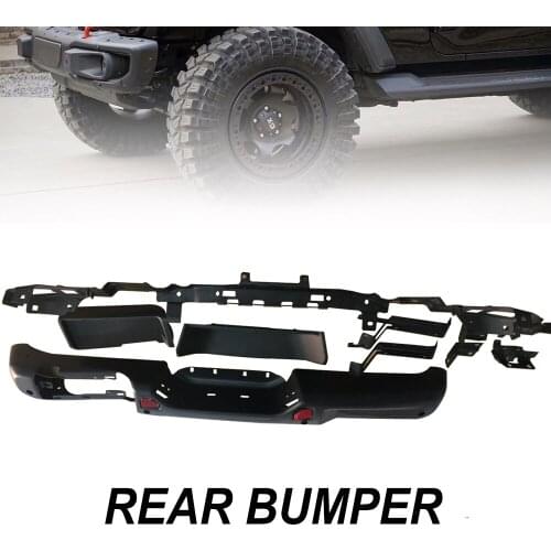 JL1050 10th Anniversary Rear Bumper Stainless Steel Material for Jeep Wrangler JL 2018+(only Russia) lantsun