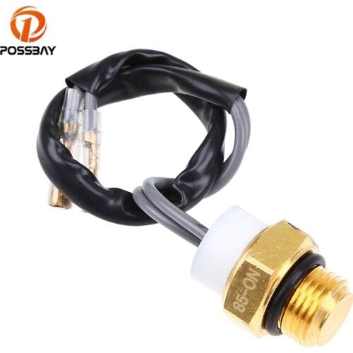 POSSBAY 1 PCS Motorcycle Water Temperature Radiator Fan Switch For Suzuki BANDIT 250 GSX400 GK7BA Motor Temperature Sensor