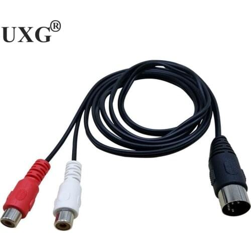 5 Your Jack Din 5P Male to 2RCA Female Cables Male Pin Female to RCA Female P2 Audio of the Audio Adapter 0.5M 1.5M