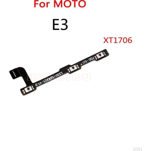 50PCS/Lot For Motorola MOTO E3 XT1706 Power Button Switch Volume Button Mute On / Off Flex Cable