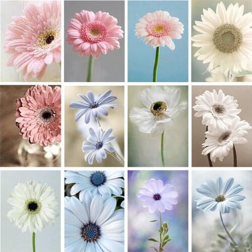 5D DIY Diamond Painting Flower Cross Stitch Kit Art Painting Rhinestone Mosaic Diamond Embroidery Home Decoration Gift