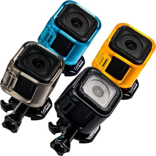 Go pro Accessories Back Side Frame Case Protective Housing Cover for GoPro Hero 4 Session Camera Black