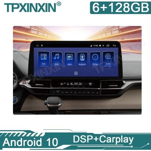 12.3 inch Android Car Radio 2 Din GPS Navigation For Toyota Sienna 2021 Car Multimedia DVD Player Auto Radio Tape Recorder