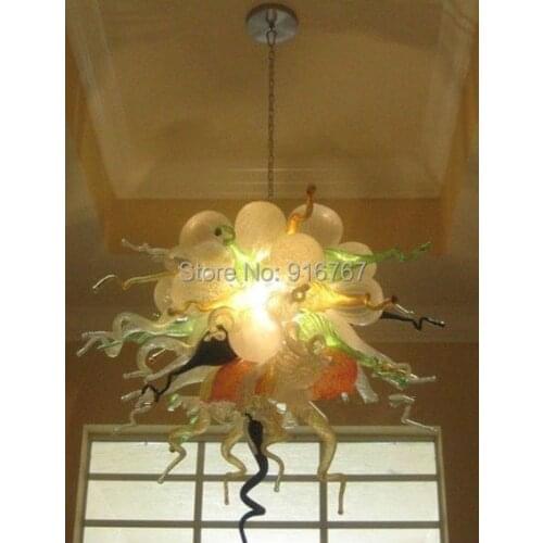Free Shipping Chain Hanging Special Glass Balls Ceiling Lamps