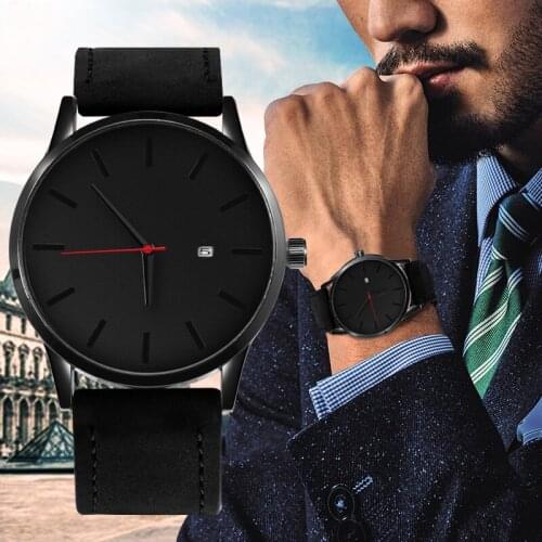 SOXY Mens Watch Fashion Watch For Men Relojes Hombre 2019 Top Brand Luxury Watch Men Sport Watches Leather relogio masculino