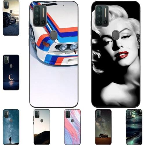 I am alone Phone Case For Ulefone Note 10 11P 2021 Premier Bags Fashion Luxury Color Cartoon Printed Paint Mobile