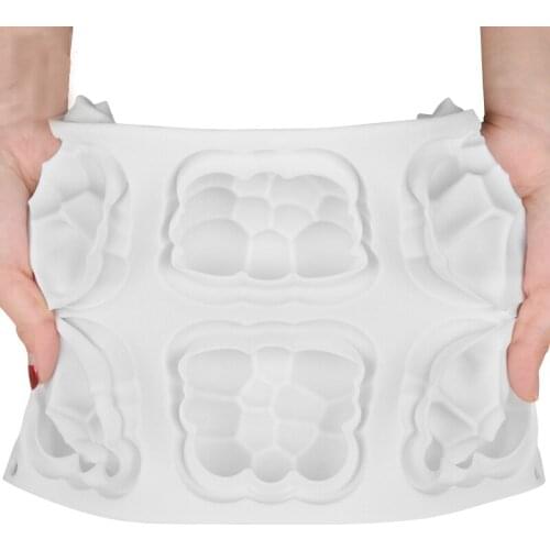 6 Cavity Cloud Shaped Silicone Cake Mold for DIY Cloud Ice Cream French Dessert Bakeware Chocolate Mousse Baking Tools