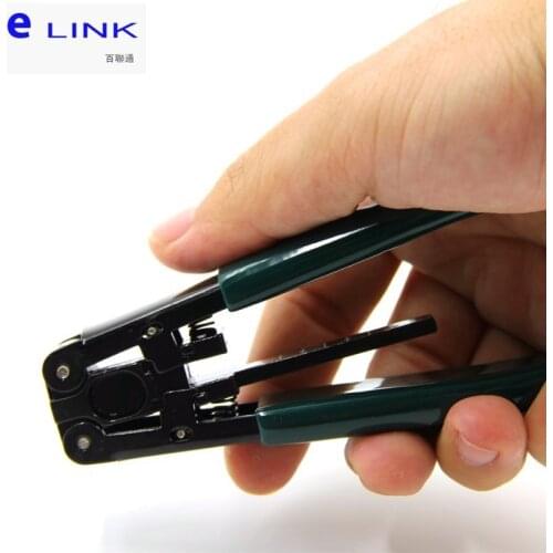 FTTH stripper for fiber drop cable Automatic Wire Stripper for 2.0mm 3.0mm indoor cable Fiber optic tool kit top quality ELINK