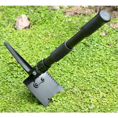 Garden Camping small folding shovel Multifunctional manganese steel spade Portable shovel can be use practical hoe pick