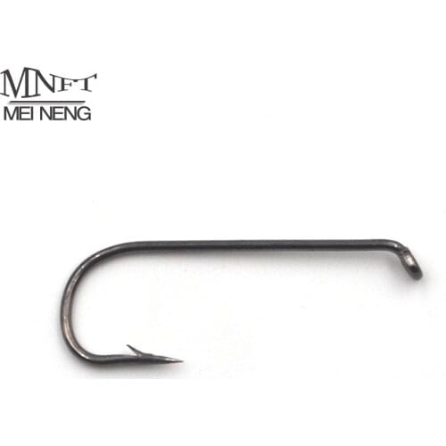 MNFT 500pcs/lot #4 Long Shank Cheap Carbon Steel Fly Tying Hook Dry Fly Hook Fly Fishing Hook For Dry Flies
