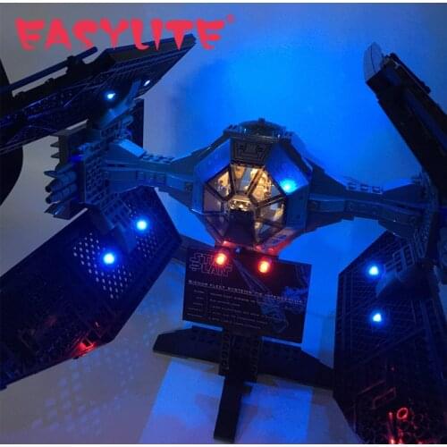 LED Light Kit For 7181 And 05044 The TIE Interceptor DIY Toys Set (Not Included Building Blocks)