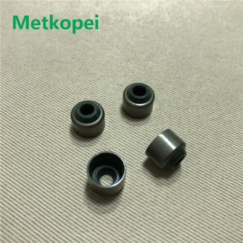 Scooter universal 4.5mm ZY125 JOG100 intake exhaust stem valve guide oil seal for Yamaha 100cc 125cc ZY JOG RSZ 100 125