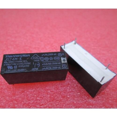 NEW 24V relay JS24M-K 24V 24VDC JS24MK 24V 24VDC DIP4