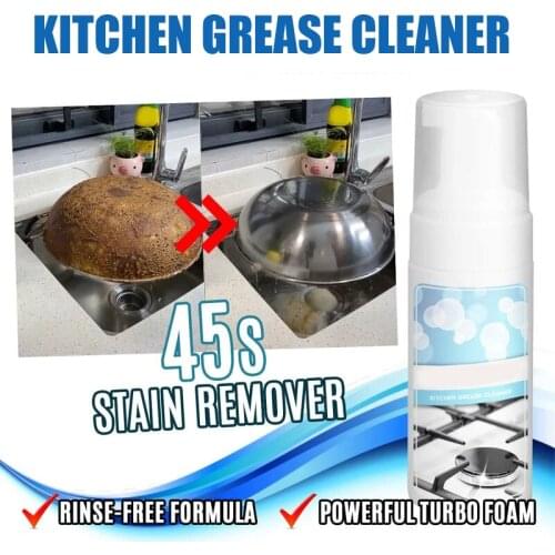 Kitchen Grease Cleaner 30/100ml Stainless Steel Cleaner & Polish For Grills Ovens & Appliances VC