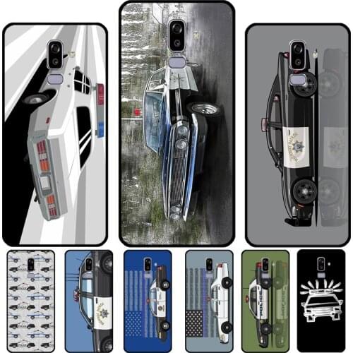 Police Car Case For Samsung Galaxy A5 A3 2017 J7 J5 J1 J3 2016 A6 A8 J6 J4 Plus J8 A7 A9 2018 Cover