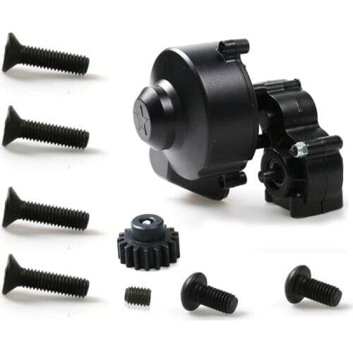 Full Center Gearbox Transmission Box with Gear for Axial SCX10 SCX10 II 90046 90047 1/10 RC Crawler Car Spare Parts