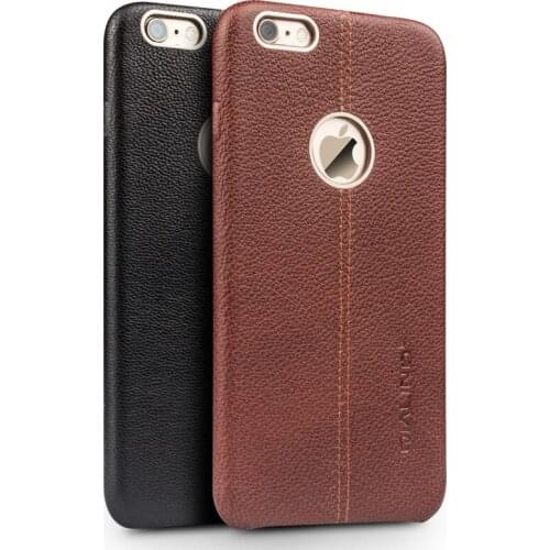 Hot Luxury Ultrathin Genuine Leather Back Cover For iPhone 6 6s Plus Full Protection Handmade Shell Case For iPhone 6S 6 Plus