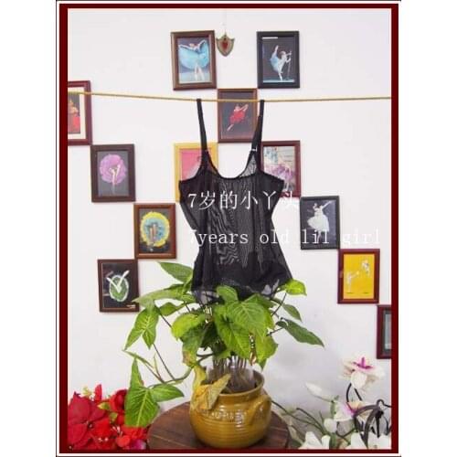 Transparent thin belly danc vest top C921