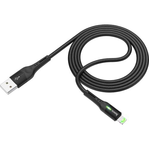 S24 Lightning celestial charging data cable Cell phone IPhone Cable Night light usb cable Dual indi cator Smart charging RED