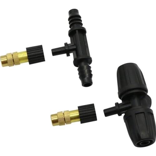 Garden Copper Mist nozzle Greenhouse Agriculture Atomized cooling system Sprinkler for 8/11mm hose 40 Pcs