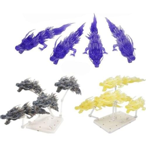 Dragon Effects Decoration Anime Figure Battle Scene for EFFECT SHF Superalloy Gundam Fight Model With Bracket