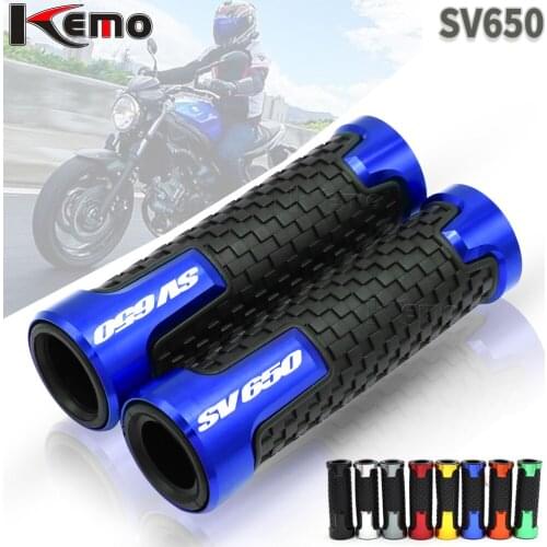 For SUZUKI SV650 SV 650 7/8" 22mm Universal Motorcycle Accessories CNC Aluminum Handlebar Hand Grips Handle Bar End Grip