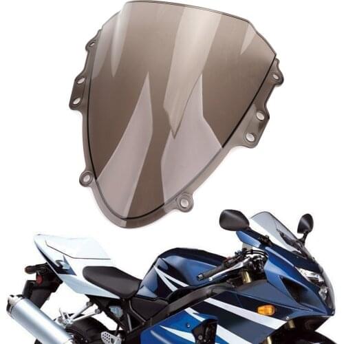 Artudatech Windshield WindScreen for Suzuki GSXR 600/750 2004-2005 K4 Smoke Motorcycle Wind Shield Accessories Parts