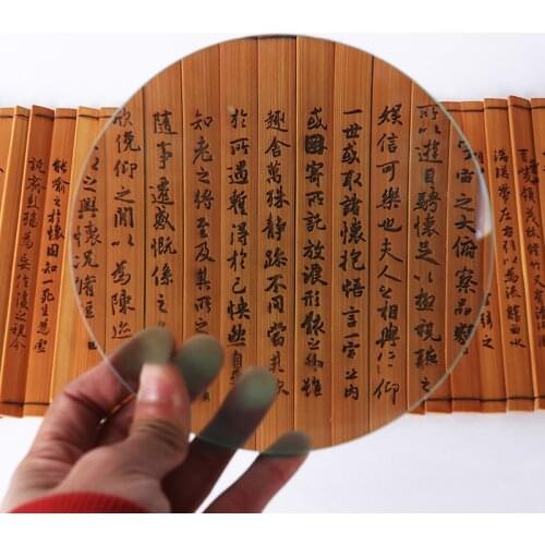 Convex Lens Large Diameter 150mm Glass Spherical Mirror Stage Lighting Instrument Magnifying Glass Large Size Magnifier