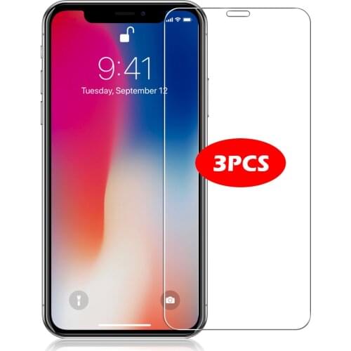 HD Clear Glass on the For iPhone 12 XS Max XR Tempered Glass For iPhone 7 8 6S Plus 5 5S SE 2020 11 Pro Max Screen Protector