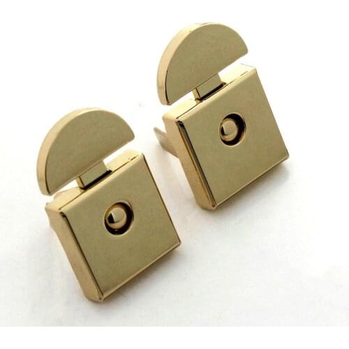 1pcs Metal Button Lock Fashion Cute Switch Lock Mortise Lock Closure Parts for DIY Handbag Shoulder Bag Purse Hardware Accessory