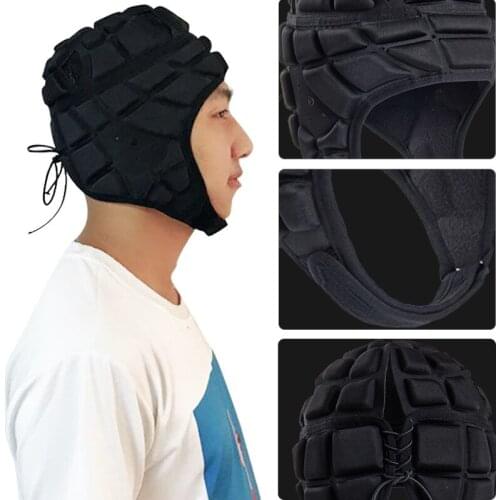 1 piece Men Profession Goalkeeper Helmet football helmet Anti-collision Rugby cap Pitcher training head support baseball soccer