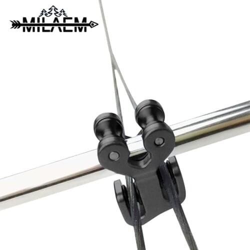 1 Pc TP140-B Archery Cable Slide String Separator Vice Strings Protector Pulley Bowstring Slider Compound Bow Shooting Accessory