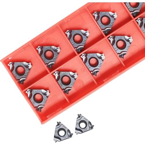 10pcs 16IR 12UN Thread 16IRM 12UN 60 Angle Thread Turning Tool Tungsten Carbide Insert Threading Lathe