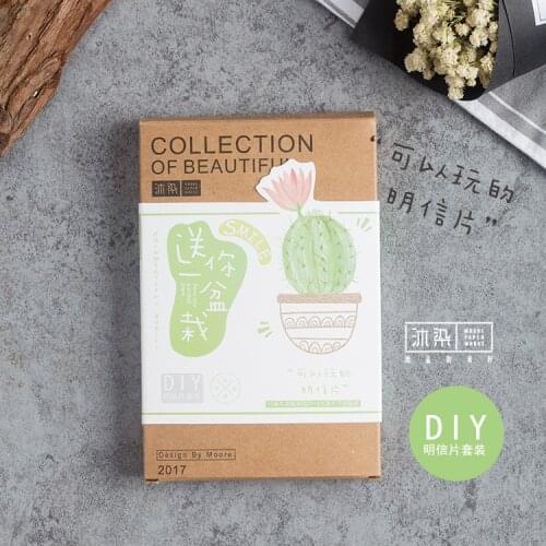 21sheets/LOT Send you a plant Postcard /Greeting Card/Wish Card/Christmas and New Year gifts