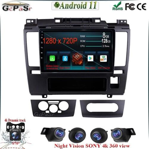 4G+128G Android 10 Car Radio Stereo Player GPS Navigation Multimedia for Nissan Tiida 2005-2010 NO DVD