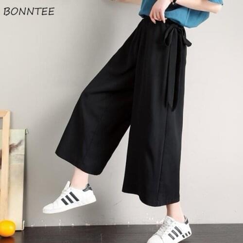 Pants Women Wide Leg Trousers Leisure Daily Steetwear Womens Korean Style Solid All-match Harajuku Ulzzang New Simple Trendy