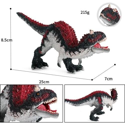 Simulation Jurassic Dinosaur Figures Toy Dino Park Carnotaurus Tyrannosaurus Triceratops Spinosaurus Model Toy Kids Gifts
