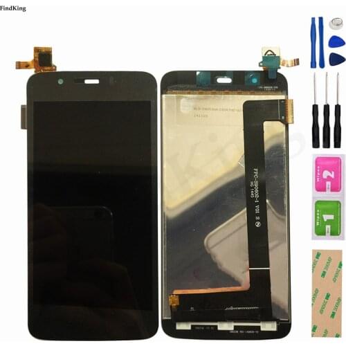Mobile LCD Display For Fly IQ4414 EVO Tech 3 LCDs Touch Screen Digitizer Panel LCD Display Assembly Replacement Parts