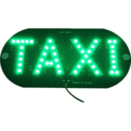 New Taxi-Cab Windscreen Windshield Sign LED Light Car High Brightness Lamp Bulb