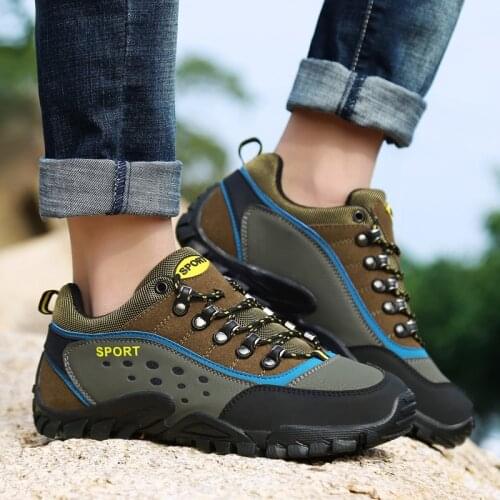 2020 New Men Women Winter Hiking Shoes Outdoor Sneakers Mountain Trekking Shoes Breathable Climbing Shoes Camping Hunting Boots