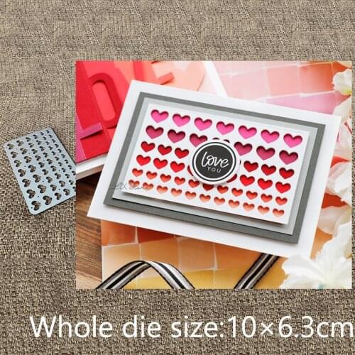 New Design Craft Metal stencil mold Cutting Dies heart frame decoration scrapbook die cuts Album Paper Card Craft Embossing