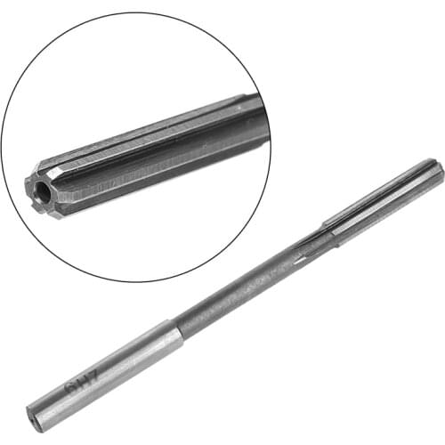 6mm HSS Straight Shank Chucking Reamer Machine Reamer Milling Cutter Tool