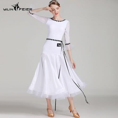 New ballroom dance competition dress dance ballroom waltz dresses standard dance dress women ballroom dress S7006