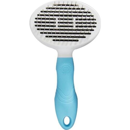 Pet Comb Automatic Cleaning Brush Professional Grooming Brush For Cats And Dogs Quickly Clean Pet Hair Removal Accessories